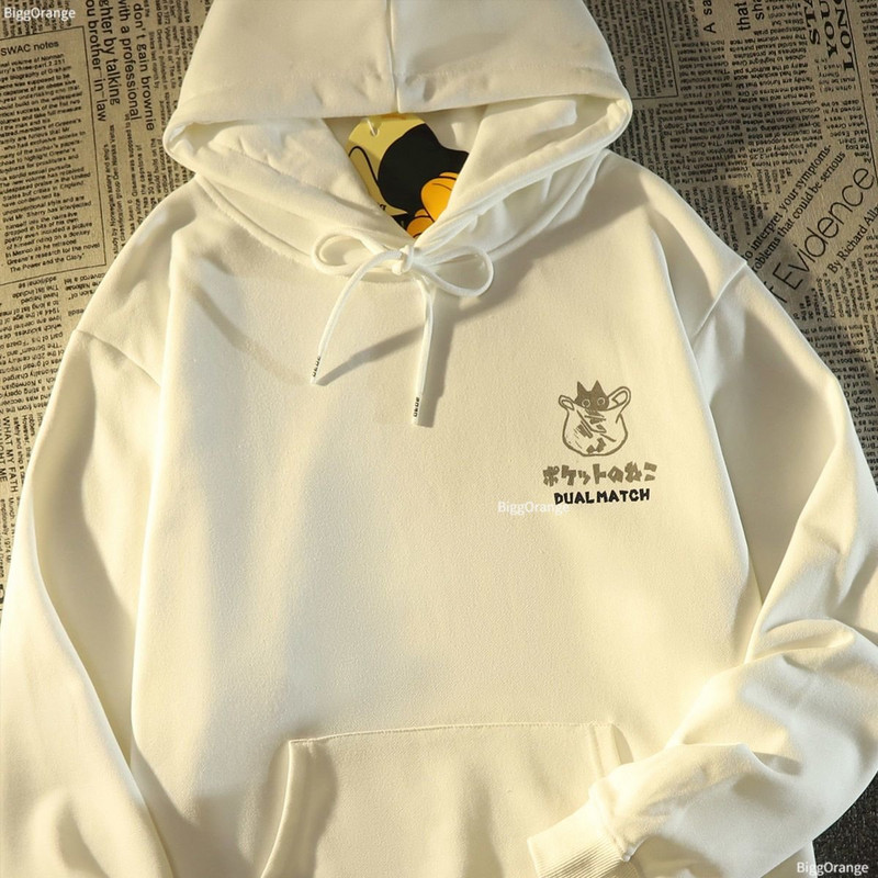 Uus Retro Cat kapuutsiga Tänavarõivad Naiste lahtised Jaapani ülisuured hõberebane sametmantel Y2k dressipluusid vabaaja Kawaii riided