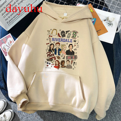 Fashion Riverdale Southside Serpents Harajuku Snake Hoodies Ullzang Funny Cartoon Oversized Sweatshirt Streetwear Hoody Ženski