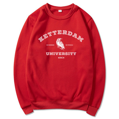 Φούτερ Six of Crows Crewneck No Mourners No Funerals Hoodies Ketterdam Crow Club πουλόβερ Unisex Μοντέρνα φούτερ με μανίκια