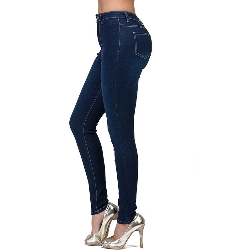 2023 New Jeans Fashion Γυναικείο μονόχρωμο ψηλόμεσο τζιν παντελόνι ίσιο βαρέλι Μικρά πόδια Τζιν Casual γυναικεία παντελόνια