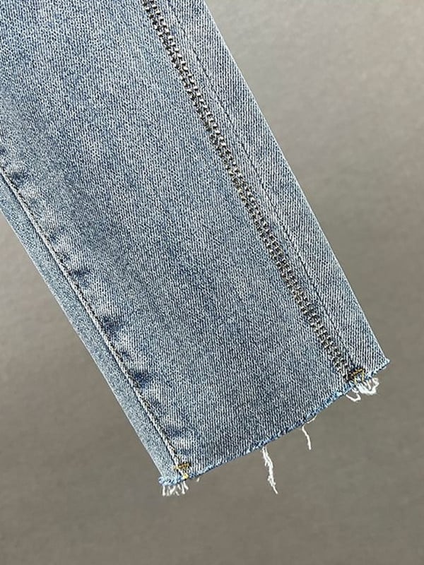 Πουλιέρες πεταλούδα Τζιν Γυναικεία Bling Bling Άνοιξη Φθινόπωρο Γυναίκα Ψηλόμεση Μολύβι Τζιν παντελόνι