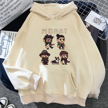 Morat качулки мъжки винтидж графични хип-хоп щампи мъжки hoodies hoody аниме