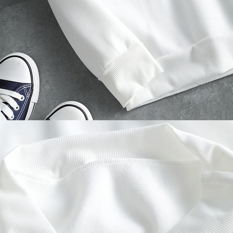 Puloveri Proljeće i jesen Novi Sweatshirt s okruglim izrezom Ženske sweatshirts s O-izrezom Basic Pulover s printom slova u obliku medvjeda