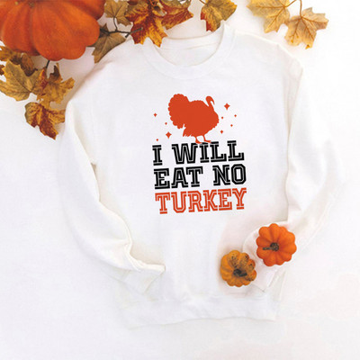 Γεια σου μπλούζα με στάμπα κολοκύθας Ευχαριστώ Ευγνώμονες Ευλογημένες Γυναικείες Μόδα Πουλόβερ Ευχαριστιών Streetwear Απόκριες Ρούχα