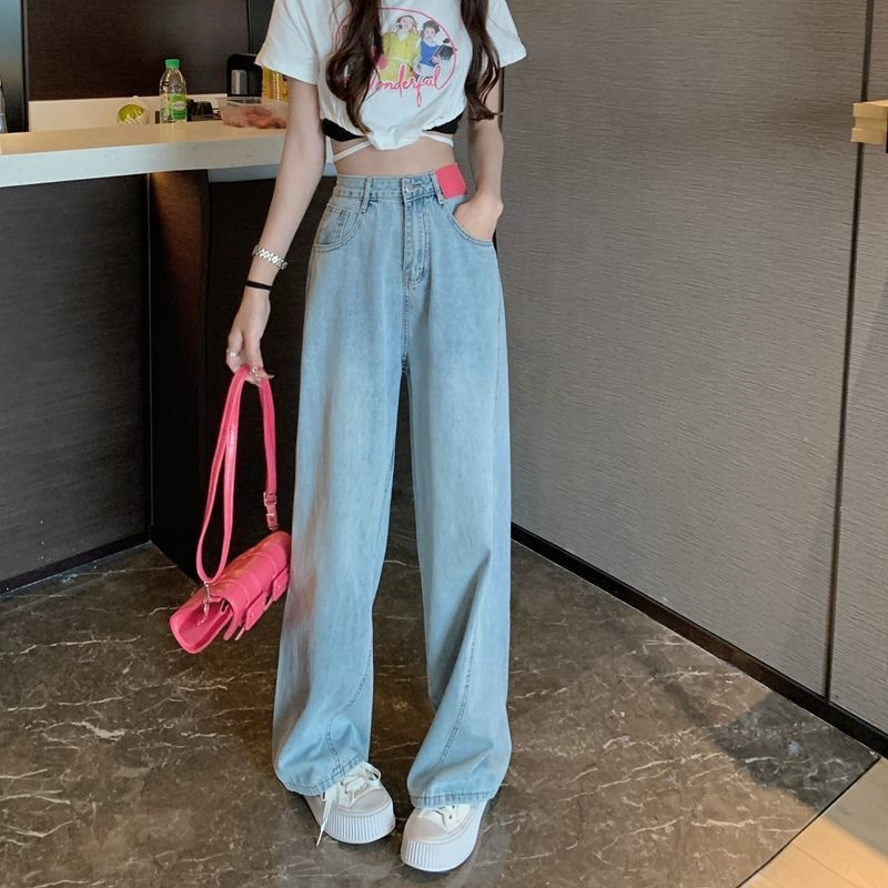 Φαρδύ παντελόνι καουμπόικο παντελόνι για γυναικεία ρούχα Τζιν Y2k Γυναικεία ρούχα 2023 Ψηλόμεσο τζιν Γυναικεία Ρούχα της δεκαετίας του '90 Harajuku Μόδα