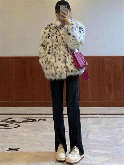 Ženske traperice ravnih nogavica visokog struka Trend traper hlače za 2023. Mom Jean široke hlače Ležerne udobne hlače Prevelike ženske hlače