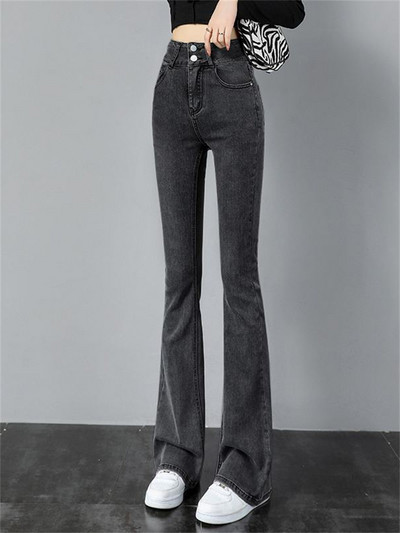 Φθινοπωρινό Γυναικείο Stretch Τζιν ψηλόμεσο Γυναικείο Ανοιξιάτικο Λεπτό Παντελόνι Γυναικείο Τζιν παντελόνι Street All-match