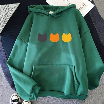 Аниме Romantic Killer Hoodies Anzu Hoshino Cat Winter Warm Women Hoodie Spring/Autumn Unisex Sweatshirt Vintage Kawaii Sudaderas