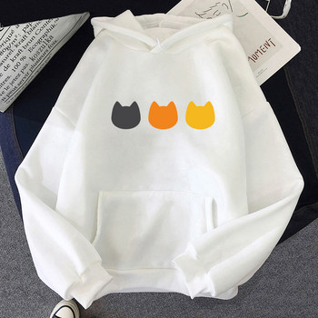 Аниме Romantic Killer Hoodies Anzu Hoshino Cat Winter Warm Women Hoodie Spring/Autumn Unisex Sweatshirt Vintage Kawaii Sudaderas