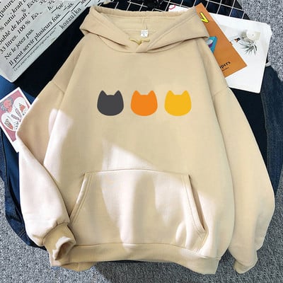 Anime romantikus gyilkos pulóverek Anzu Hoshino Cat téli meleg női kapucnis pulóver tavaszi/őszi uniszex pulóver Vintage Kawaii Sudaderas