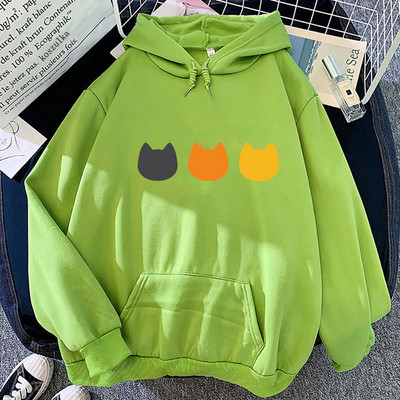 Anime Romantic Killer Hoodies Anzu Hoshino Cat Winter Warm Women Hoodie Άνοιξη/Φθινόπωρο Unisex Φούτερ Vintage Kawaii Sudaderas