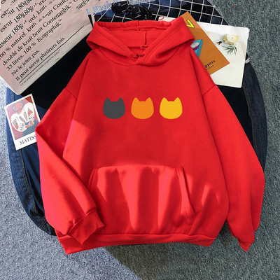 Anime Romantic Killer Hoodies Anzu Hoshino Cat Winter Warm Women Hoodie Άνοιξη/Φθινόπωρο Unisex Φούτερ Vintage Kawaii Sudaderas