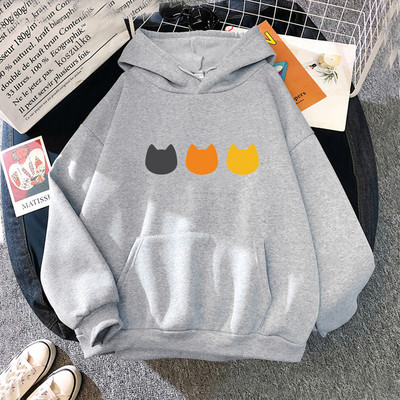 Anime Romantic Killer Hoodies Anzu Hoshino Cat Winter Warm Women Hoodie Άνοιξη/Φθινόπωρο Unisex Φούτερ Vintage Kawaii Sudaderas