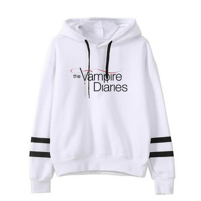 Μόδα Γυναικείες φούτερ Αθλητικά ρούχα The Vampire Diaries Γυναικεία φούτερ με στάμπες Casual μακρυμάνικο πουλόβερ πουλόβερ μπλούζες