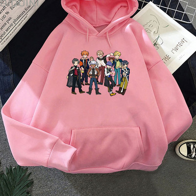 Obey Me Anime Hoodie Loose αισθητικής Harajuku Kawaii Φούτερ με κόμικ στάμπα Γυναικεία φόρμα μακρυμάνικη πουλόβερ