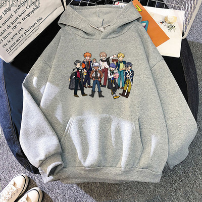 Obey Me Anime Hoodie Loose αισθητικής Harajuku Kawaii Φούτερ με κόμικ στάμπα Γυναικεία φόρμα μακρυμάνικη πουλόβερ