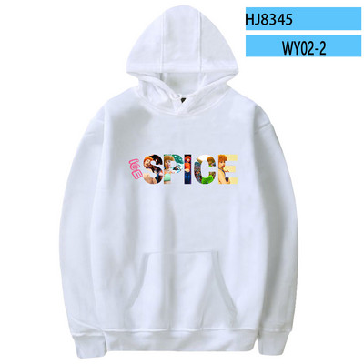 Ice Spice φούτερ με κουκούλα Μόδα Γυναικεία Άνδρας Προσωποποιημένη με κουκούλα Τραγουδιστής πουλόβερ με εκτύπωση Streetwear Idol Casual Kpop Retro