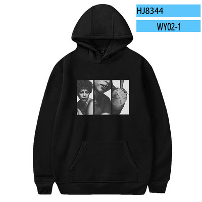 Ice Spice φούτερ με κουκούλα Μόδα Γυναικεία Άνδρας Προσωποποιημένη με κουκούλα Τραγουδιστής πουλόβερ με εκτύπωση Streetwear Idol Casual Kpop Retro