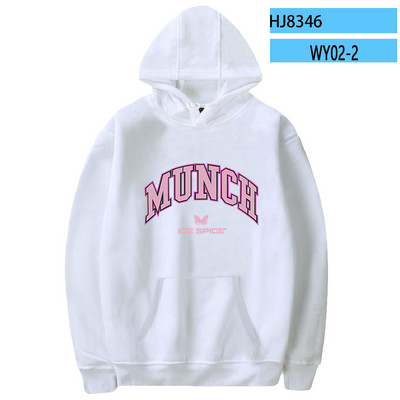 Ice Spice φούτερ με κουκούλα Μόδα Γυναικεία Άνδρας Προσωποποιημένη με κουκούλα Τραγουδιστής πουλόβερ με εκτύπωση Streetwear Idol Casual Kpop Retro