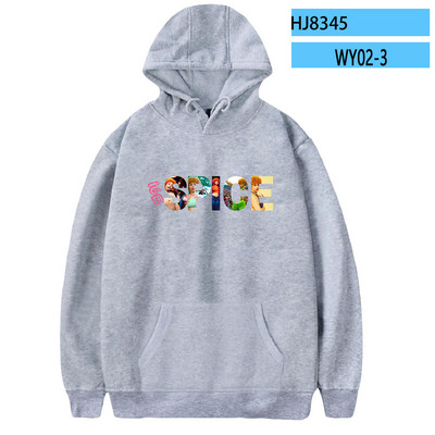 Ice Spice φούτερ με κουκούλα Μόδα Γυναικεία Άνδρας Προσωποποιημένη με κουκούλα Τραγουδιστής πουλόβερ με εκτύπωση Streetwear Idol Casual Kpop Retro