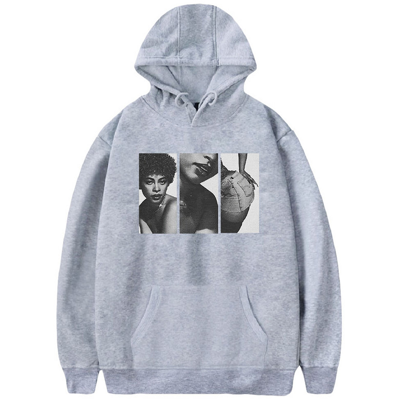 Ice Spice φούτερ με κουκούλα Μόδα Γυναικεία Άνδρας Προσωποποιημένη με κουκούλα Τραγουδιστής πουλόβερ με εκτύπωση Streetwear Idol Casual Kpop Retro