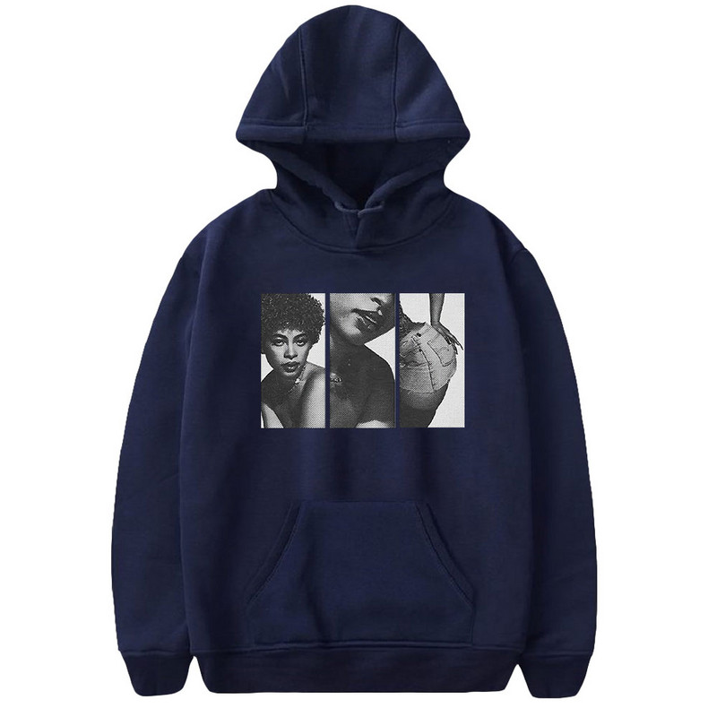 Ice Spice φούτερ με κουκούλα Μόδα Γυναικεία Άνδρας Προσωποποιημένη με κουκούλα Τραγουδιστής πουλόβερ με εκτύπωση Streetwear Idol Casual Kpop Retro