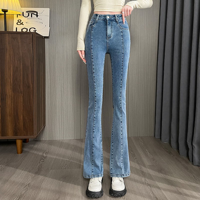 Νέο Stretch Slim ψηλόμεσο μποτάκι αδυνατίσματος τζιν για γυναίκες άνοιξη και φθινόπωρο Ευέλικτο γυναικείο τζιν προέκταση y2k