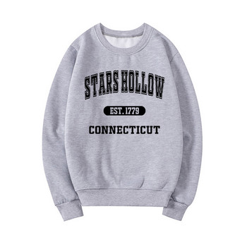 Stars Hollow Sweatshirt Gilmore Girls TV Show Sweatshirts Dragonfly Inn Hoodie Дамски графични суичъри с качулка с дълъг ръкав Потници