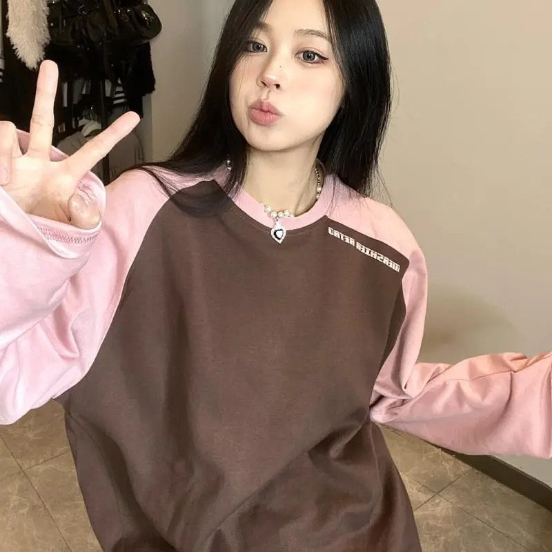 Deeptown Harajuku Κορεατικού στυλ πουλόβερ Φούτερ με φούτερ μόδας μεγάλου μεγέθους Vintage αισθητικής φούτερ με μακρυμάνικα γυναικεία ρούχα