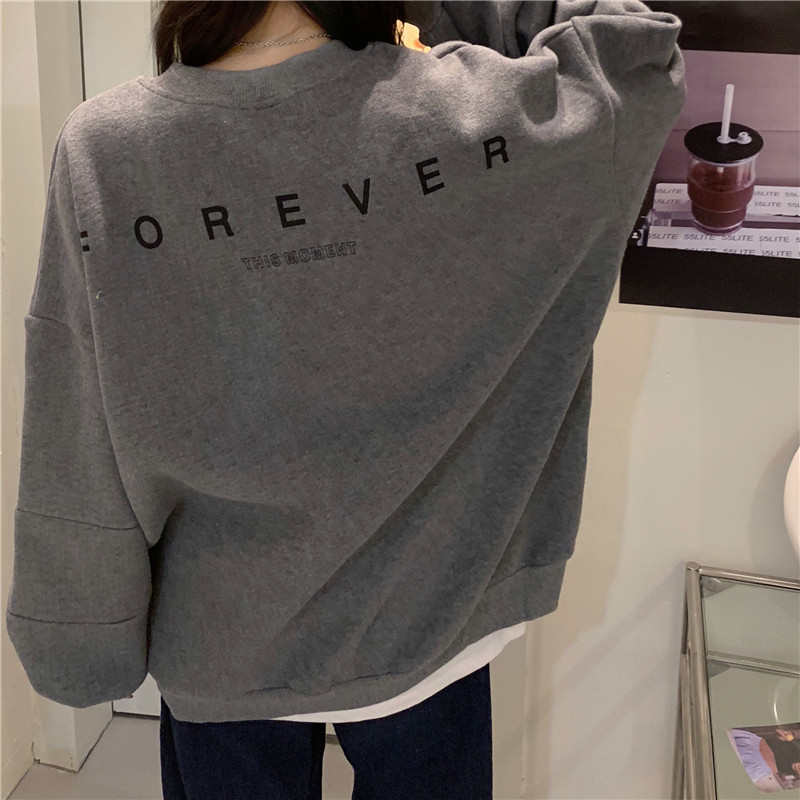 Χειμερινό φούτερ Harajuku Street Woman Kawaii με μοτίβο κουνελιού Ζεστό φαρδύ πουλόβερ Κομψό casual Hip Hop Hoodie Streetwear