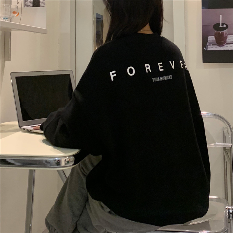 Χειμερινό φούτερ Harajuku Street Woman Kawaii με μοτίβο κουνελιού Ζεστό φαρδύ πουλόβερ Κομψό casual Hip Hop Hoodie Streetwear