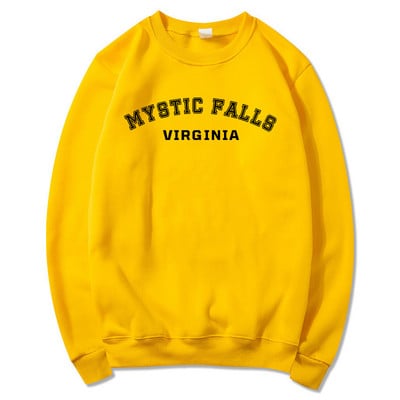Φούτερ ρετρό Mystic Falls Virginia The Vampire Diaries Hoodie Vintage Salvatore Crewneck Φούτερ TVD Vampire Fan