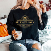 Mikaelson Alati ja igavesti dressipluus Original Vampires kapuuts Mystic Falls Jumper Vampire Diaries TVD Crewneck dressipluusid