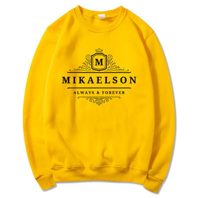 Mikaelson Alati ja igavesti dressipluus Original Vampires kapuuts Mystic Falls Jumper Vampire Diaries TVD Crewneck dressipluusid