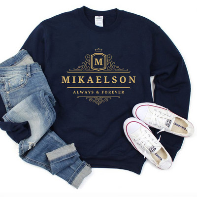 Mikaelson Alati ja igavesti dressipluus Original Vampires kapuuts Mystic Falls Jumper Vampire Diaries TVD Crewneck dressipluusid