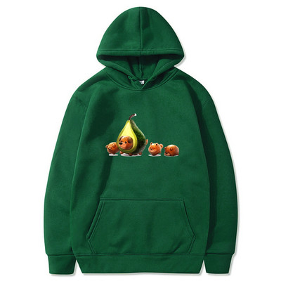 Φούτερ Ανδρική/Γυναικεία Φθινοπωρινή Μόδα Αβοκάντο Μακρυμάνικο Χαλαρά Casual Μπλούζες για ζευγάρια ασορτί ρούχα Streetwear