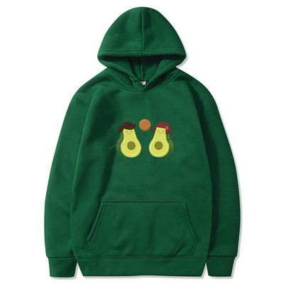 Φούτερ Ανδρική/Γυναικεία Φθινοπωρινή Μόδα Αβοκάντο Μακρυμάνικο Χαλαρά Casual Μπλούζες για ζευγάρια ασορτί ρούχα Streetwear