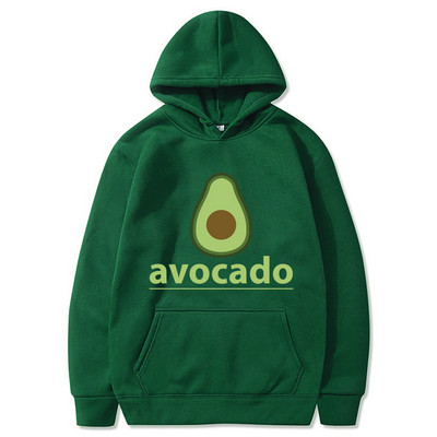 Φούτερ Ανδρική/Γυναικεία Φθινοπωρινή Μόδα Αβοκάντο Μακρυμάνικο Χαλαρά Casual Μπλούζες για ζευγάρια ασορτί ρούχα Streetwear