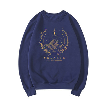 Суичър Velaris The Night Court Hoodies Суичър Court of Thorns and Roses Дамски суичър SJM City of Starlight Пуловери Топ