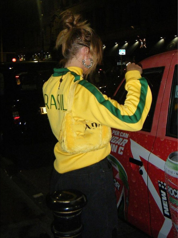 Američko žute majice sa samostojećim ovratnikom Y2K Street 2000-ih Retro vez s dugim rukavima s patentnim zatvaračem Brazilske jakne s kapuljačom Ženske