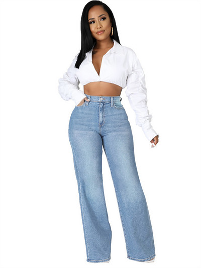 Skinny γυναικεία τζιν Button Fly Γυναικεία Flare Jeans Φθινοπωρινή μόδα Γυναικείο τζιν παντελόνι Jean Femme ψηλόμεσο ολόσωμο λεπτό τζιν