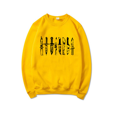 Φούτερ με μαχαίρια ταινιών τρόμου Halloween Hoodie τρόμου Ανδρικά γυναικεία μακρυμάνικα φούτερ Halloween Movie Πουλόβερ Streetwear Top