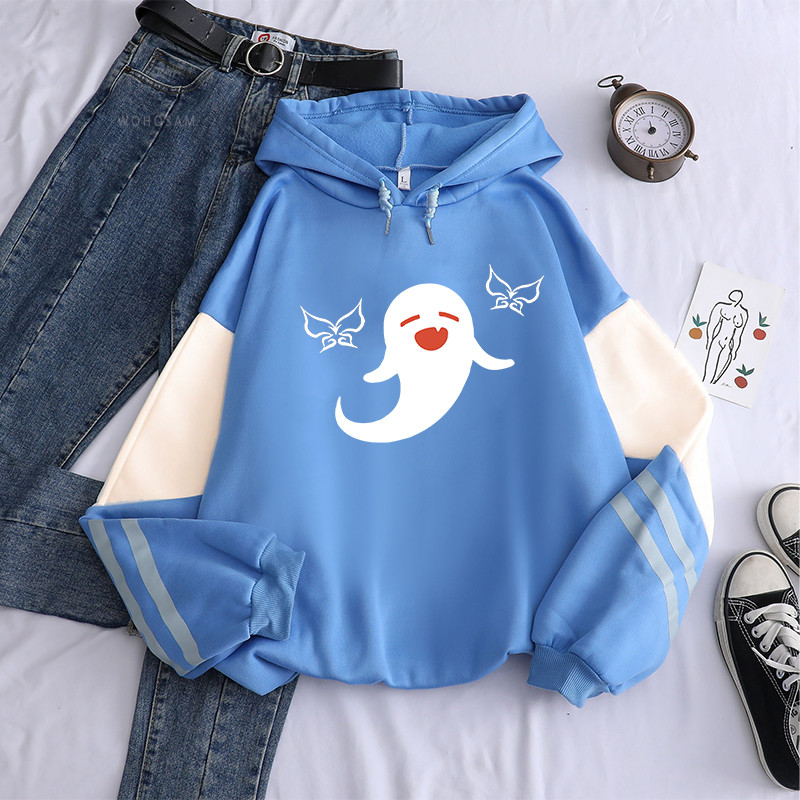 Παιχνίδι περιπέτειας Harajuku Open World Genshin Impact Hu Tao Kawaii Γυναικεία φούτερ με κουκούλα αισθητική Streetwear Ανδρικά χειμωνιάτικα φούτερ