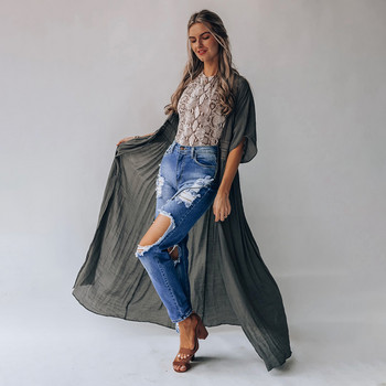 Women Loose Ripped Boyfriends Jeans Midi Waist Hole φαρδύ τζιν παντελόνι ταλαιπωρημένο ίσιο πόδι Cargo Jeans Y2K Mom Denim Jeans