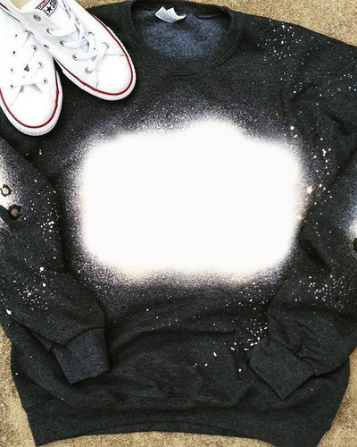 Sublimation Blank μακρυμάνικο μπλουζάκι Γυναικείο φούτερ Φαρδιά σέξι ρούχα πουλόβερ με λαιμόκοψη για προσαρμοσμένη εκτύπωση Εικόνα λογότυπου