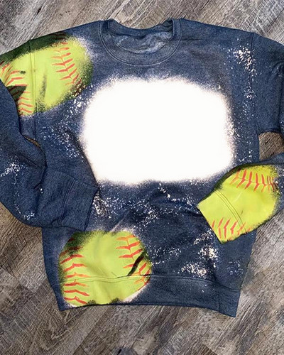 Sublimation Blank μακρυμάνικο μπλουζάκι Γυναικείο φούτερ Φαρδιά σέξι ρούχα πουλόβερ με λαιμόκοψη για προσαρμοσμένη εκτύπωση Εικόνα λογότυπου