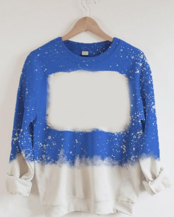 Sublimation Blank μακρυμάνικο μπλουζάκι Γυναικείο φούτερ Φαρδιά σέξι ρούχα πουλόβερ με λαιμόκοψη για προσαρμοσμένη εκτύπωση Εικόνα λογότυπου