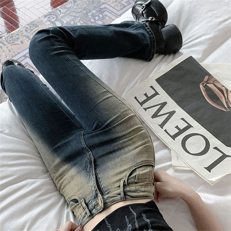 Široke traperice visokog struka Široke udobne traperice za žene Hlače 2022. Elastične modne traper hlače u bojfriend stilu ženske