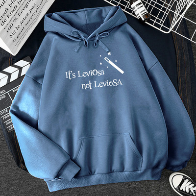 Γυναικείες φούτερ Hipster Streetwear 2022 It's Leviosa Magic Fleece Casual Hoodies Γυναικεία φθινοπωρινή φόρμα Harajuku, επώνυμη κουκούλα