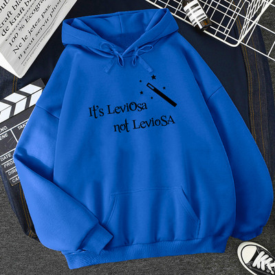 Γυναικείες φούτερ Hipster Streetwear 2022 It's Leviosa Magic Fleece Casual Hoodies Γυναικεία φθινοπωρινή φόρμα Harajuku, επώνυμη κουκούλα